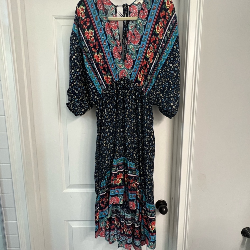 Boho dress high low